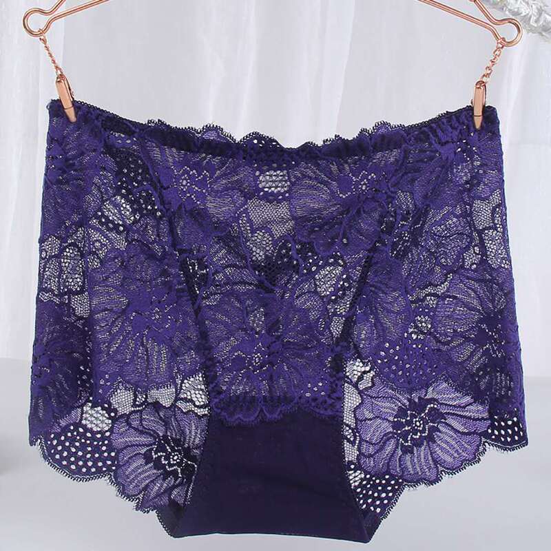 5532 panties lace panties women's cotton crotch seamless panties ladies mesh large size belly-tight boxers manufacturers