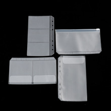 A5A6筆記本內芯活頁本配件EVA收納票據袋 DIY收納冊PVC拉鏈袋定制