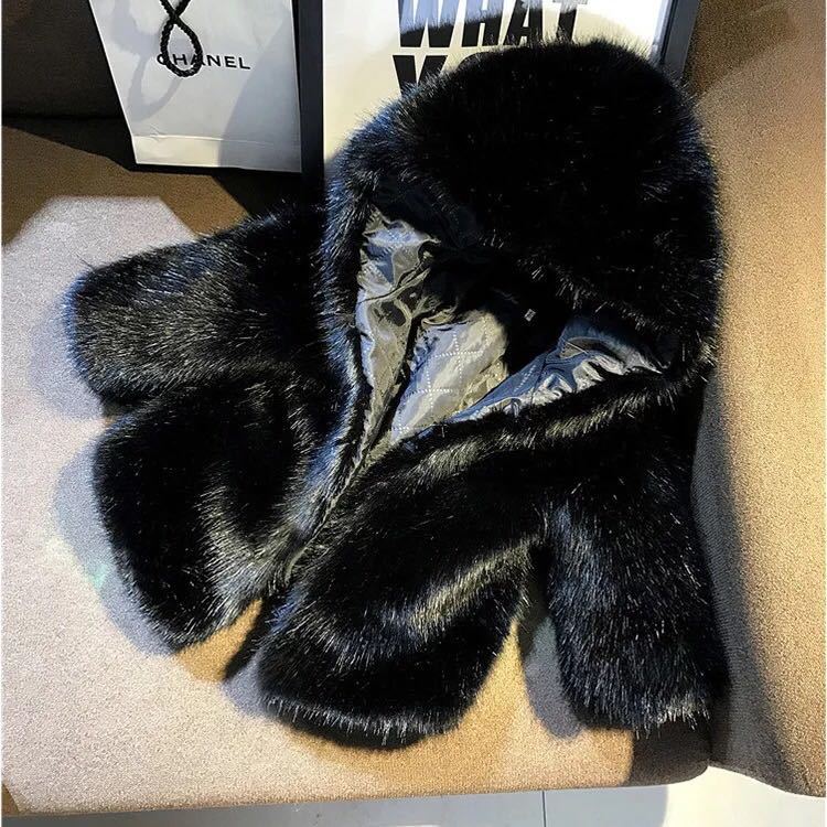 Children's clothing 2019 Autumn and winter new pattern Fox girl Fur coat children cotton-padded clothes thickening baby Maomao overcoat
