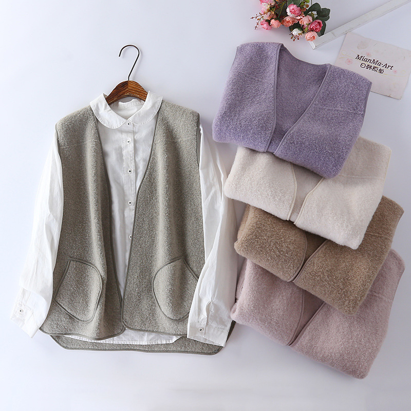 Gilet femme en Mélange de laine - Ref 3317685 Image 1