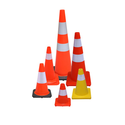 ConePVC路锥70cmPVC塑料路锥 反光锥桶 雪糕筒 圆锥 路障|ms