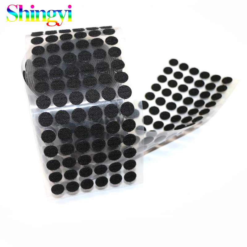 玩具背胶冲型魔术贴 无痕环保尼龙圆形背胶魔术贴支持定制|ru