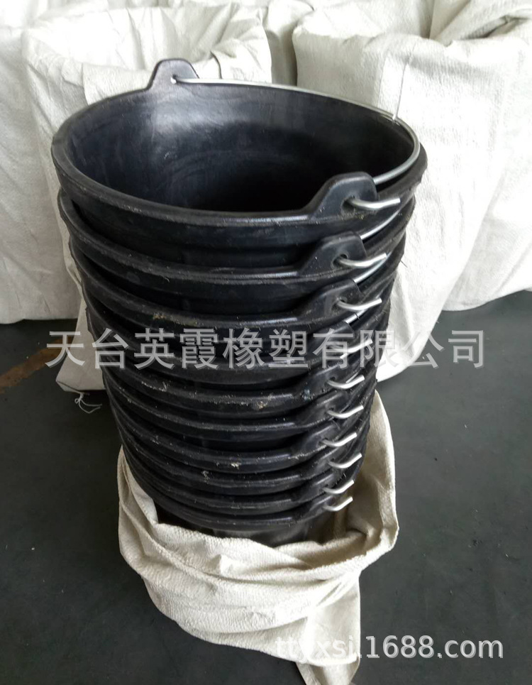 批发 畅销欧美 橡胶水桶 泥灰桶 砂浆桶 饲料桶 金属提手12L-阿里巴巴