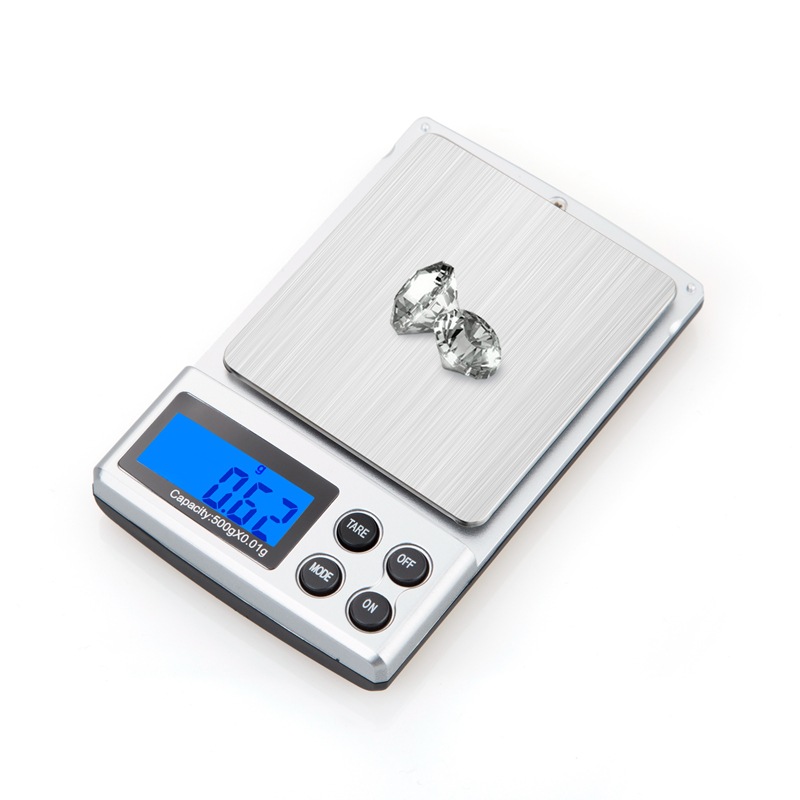 珠宝秤500g/0.01g口袋秤电子称电子天平200G/0.01G 1000g/0.1g