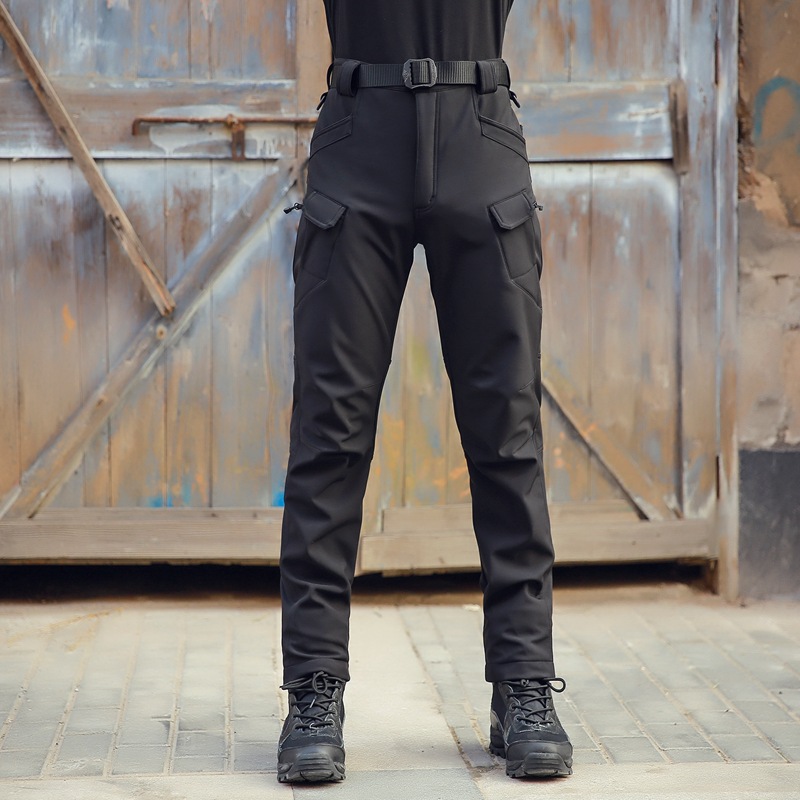 Man's clothing Archon Outdoor sharkskin soft shell pants Tactical Army Leggs Assault pants Waterproof warm men's camouflage_viptrois.com