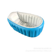 环保PVC婴儿充气浴盆洗澡盆婴儿游泳池儿童加厚折叠沐浴桶