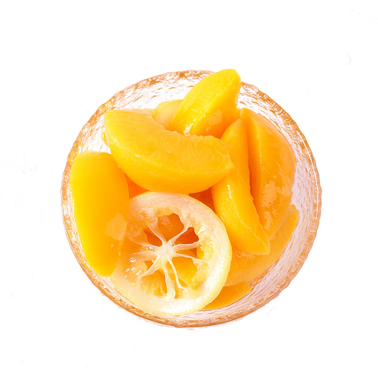 Circle of friends Lemon yellow peach Canned fruit New taste of canned food 12 pot