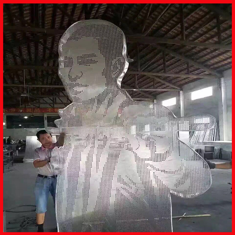 厂家定制 图案雕花铝单板 门店广告牌铝单板 室外氟碳穿孔铝幕墙