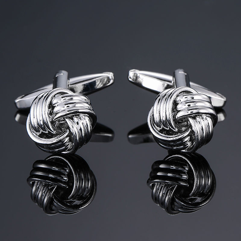 Simple Style Solid Color Copper Plating Unisex Cufflinks 1 Pair display picture 4