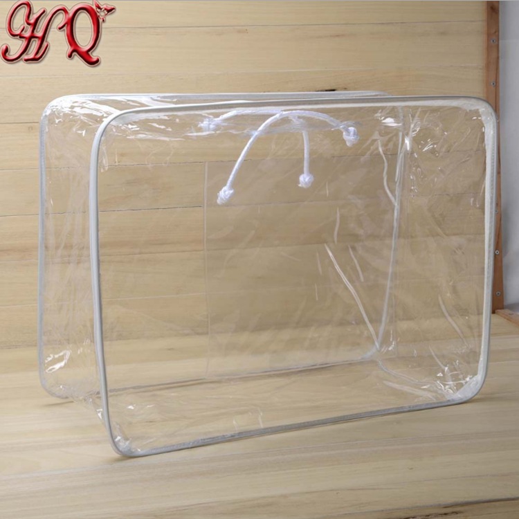 Foreign trade pvc blanket packaging bags, non-woven fabric bags, transparent plastic home textile packaging bags pic 5