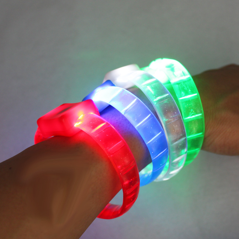 led发光手带 节日庆典活动晚会助威产品 闪光手镯手环厂家供应|ms