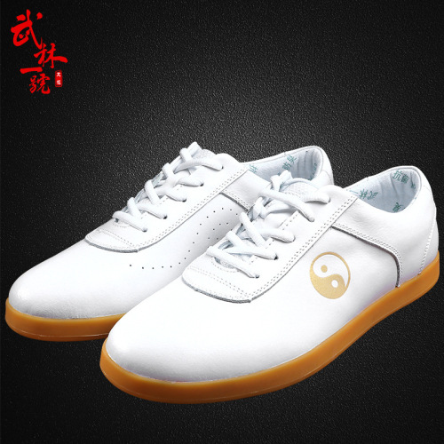 Tai chi shoes for women and men Wulin Tai shoes  leatherTaiquan shoes tendon sole sports morning exercise Kung Fu martial arts shoes