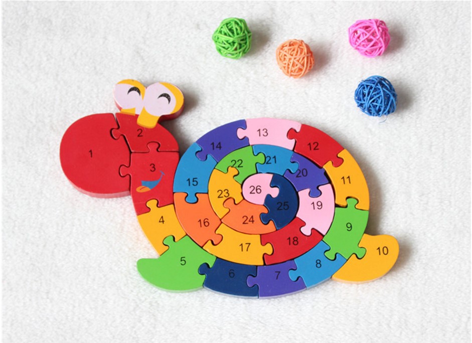 Wooden Snail Puzzle