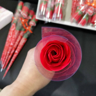 义乌香皂花仿真花玫瑰花单支玫瑰花单支肥皂花玫瑰厂家批发|ru