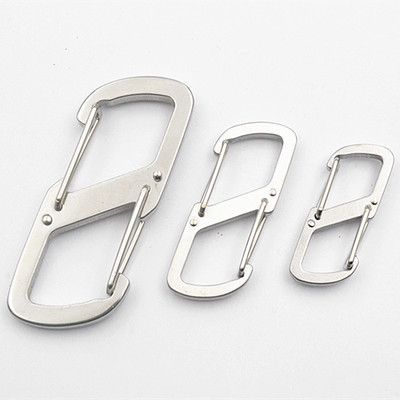 现货高品质铝合金S型登山扣 8字爬山扣 异型登山扣 户外快挂S
