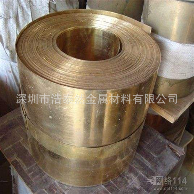 深圳半硬黄铜卷料2.0 2.5*305mm五金装饰黄铜带