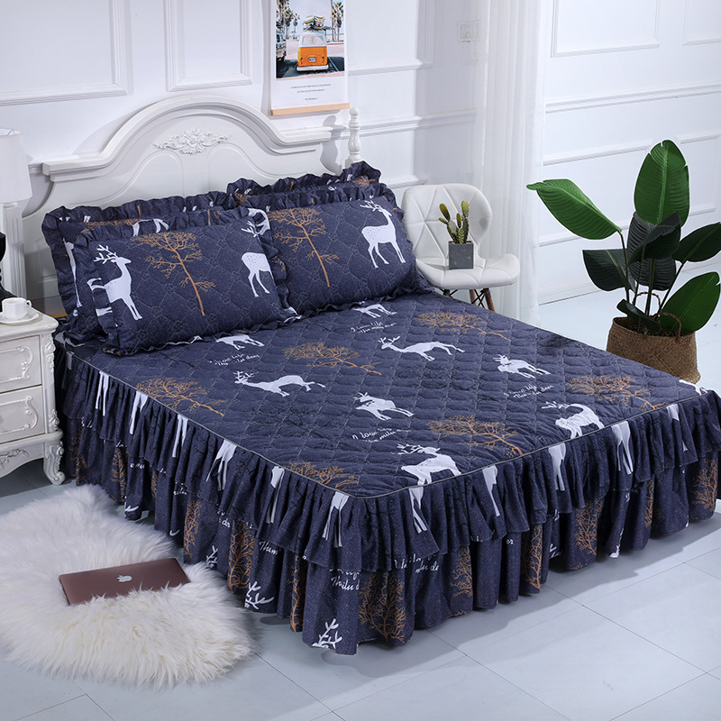 Manufacturer wholesale price thickened cotton bed skirt single simmons
