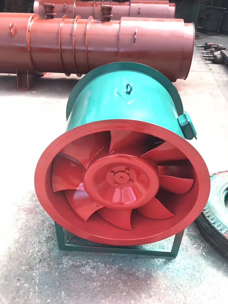 现货出售 HTF双速消防风机 低噪音消防排烟风防爆风机排烟风机