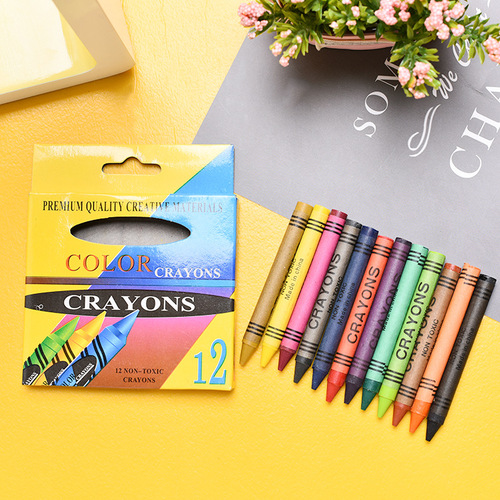 Manufacturer supplies 12 color crayons, painting children's art supplies, 6 colors, 8 colors, 24 colors optional graffiti sticks