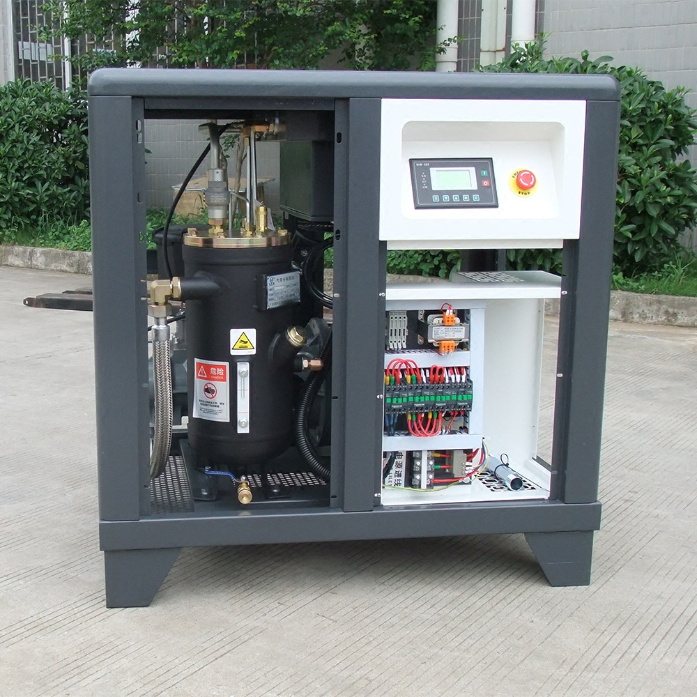 Baldor 15HP Air compressor 11kw Screw Air compressor energy conservation Mute Twin-screw extruder Air compressor Produce Manufactor