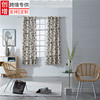 Factory direct selling simple semi -shading thick cotton and linen curtain balcony bedroom living room custom finished product curtain