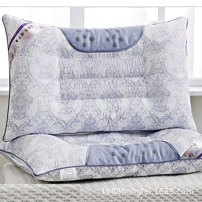 帶枕套決明子枕頭枕芯養生護頸枕成人頸椎脊椎單人學生壹只裝