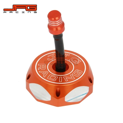 Suitable for 50-520 EXC MXC SX PRO LC4 EGS off-road motorcycle modified CNC fuel tank cap (Motorcycle Safety Supplies)
