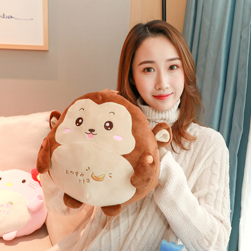 National standard Rechargeable Hot water bottle three-dimensional Cartoon Doll Electric heater Heating pads Hand Po Hot water bottle