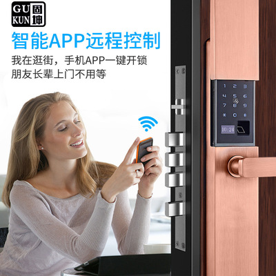 智能指纹锁批发 家用智能指纹锁防盗门智能指纹锁厂家直销