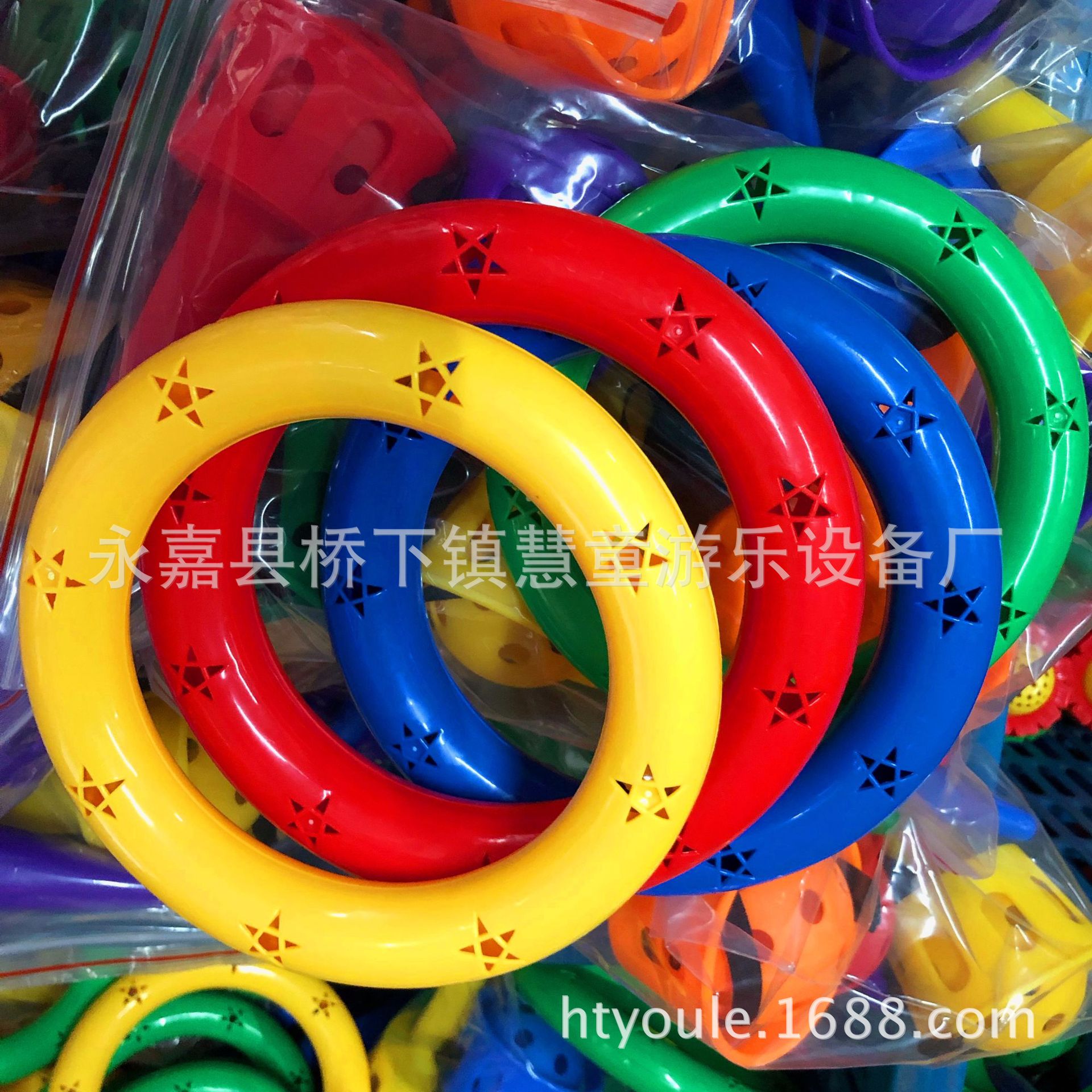 Big dumbbells for kindergarten for early age