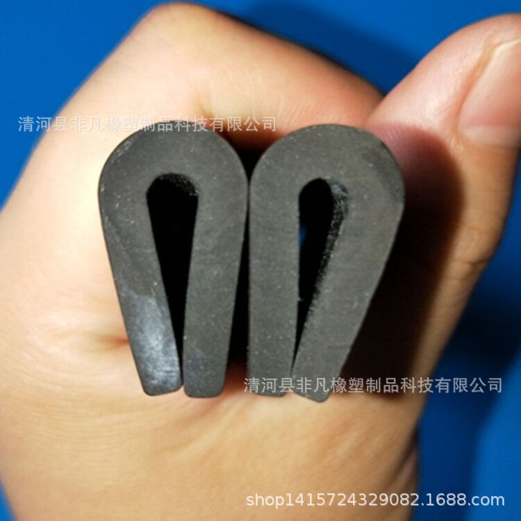 生产橡胶挤出密封条 U型包边条 防撞条