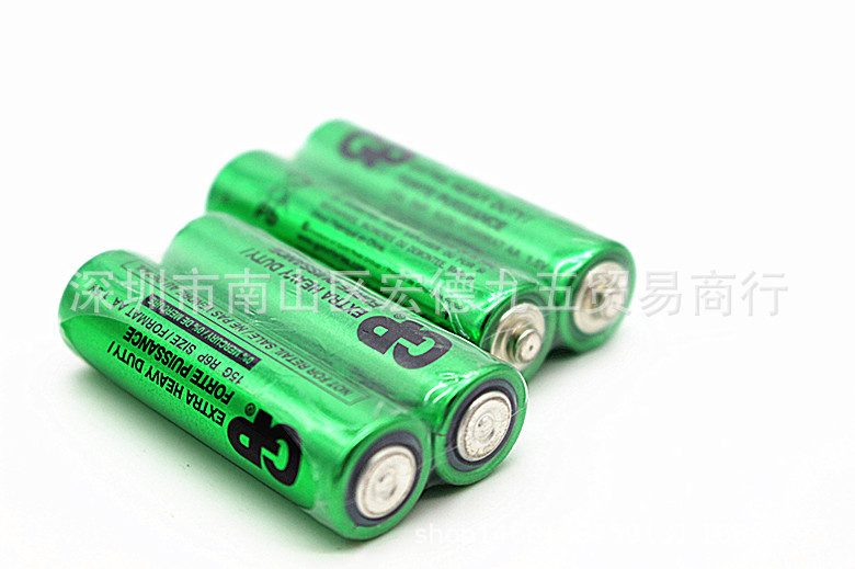GP超霸5号电池 GP碳性5号干电池 15G R6PGP英文版电池 AA电池