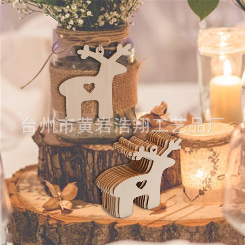 Simple Style Christmas Tree Wood Daily Hanging Ornaments display picture 2