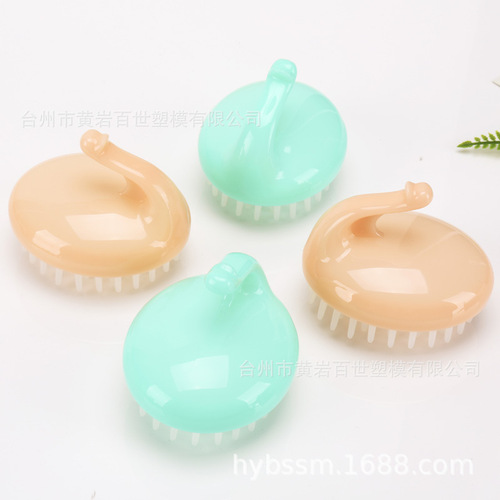 Baby hair wash brush, plastic silicone hair wash comb, baby hair wash comb, plastic silicone hair wash brush, hair massage plastic airbag comb