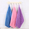 Double -layer thickened coral velvet rags absorb water without hair, wipe the floor, clean fabric tablet mop, replace cloth Baijie cloth