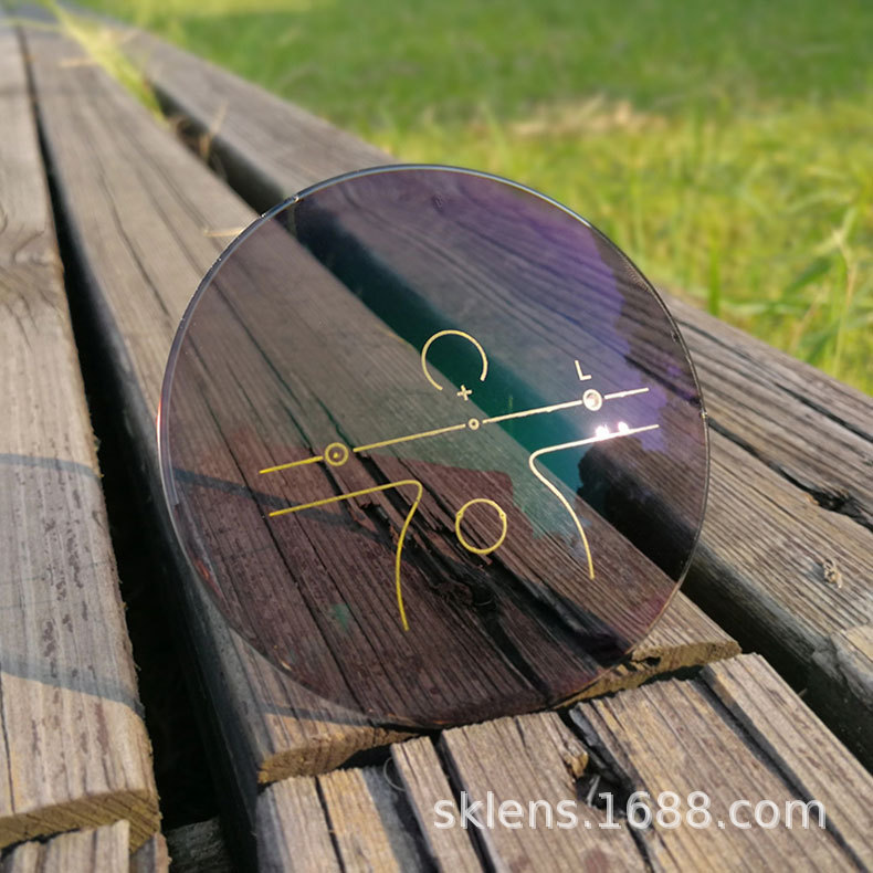 1.56变色渐进多焦点智能变焦外渐进两用变灰色渐近近视老花眼镜片