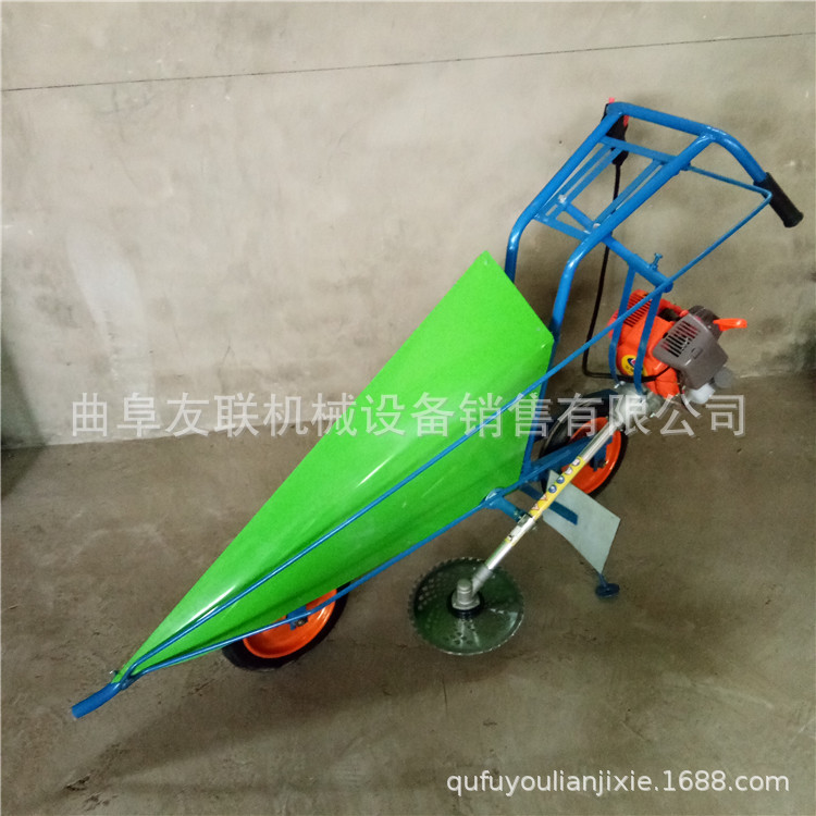 东北玉米高粱秸秆割倒机 梯田豆类作物割晒机 玉米辣椒倒伏机 59