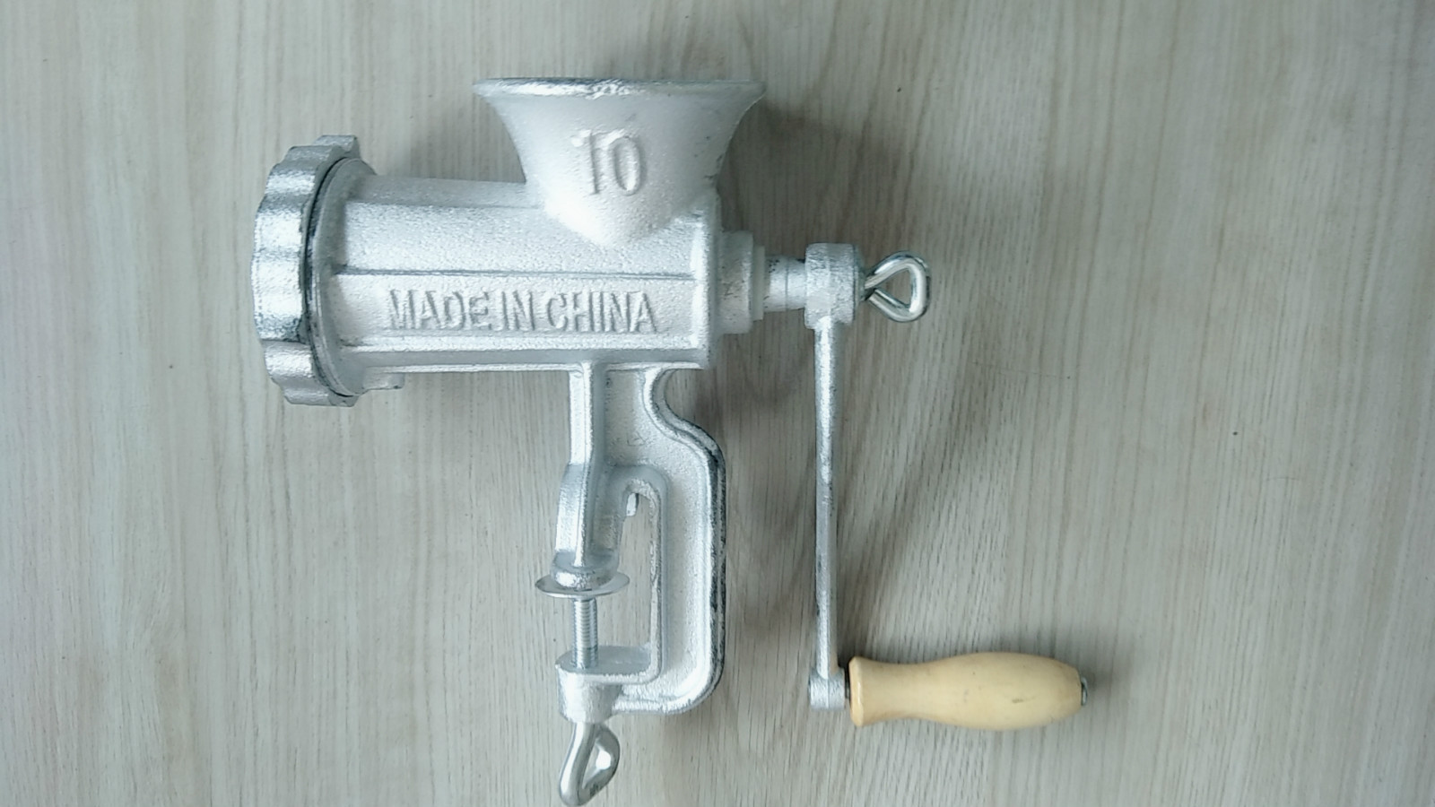 【厂家】出口外贸10#手摇铸铁喷漆绞肉机 灌肠绞肉机