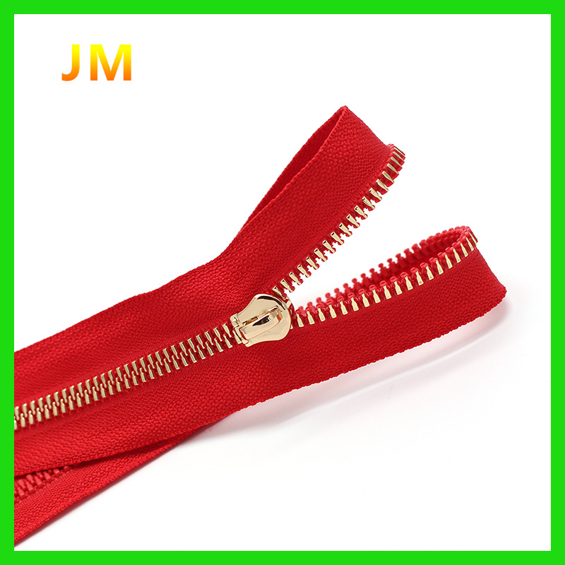 5號塑鋼電鍍牙樹脂碼裝拉鏈 彩色膠牙電鍍箱包手袋鍍膜膠牙長拉鏈