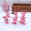 Decorations, cartoon jewelry, fuchsia shopping cart, toy, doll, wholesale