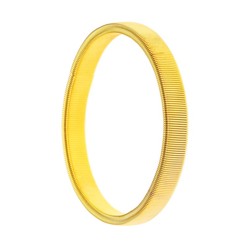 Fashion Round Elastic Ring Plating Menu0027S Bangle 1 Piece