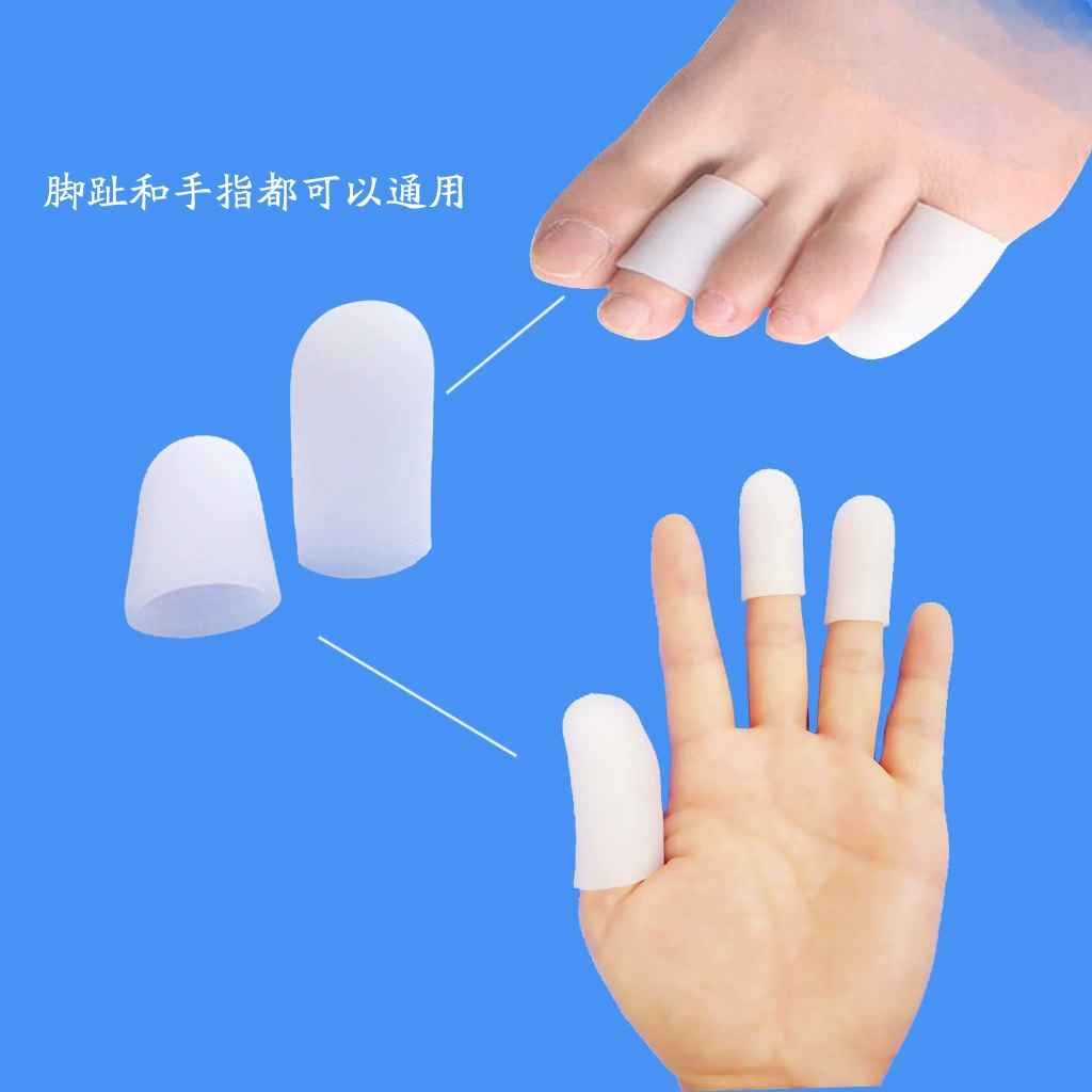 Силиконовый защитный чехол для большого пальца ноги Антифрикционный блистер для пальцев и ног Защитный чехол для головы Антифрикционный