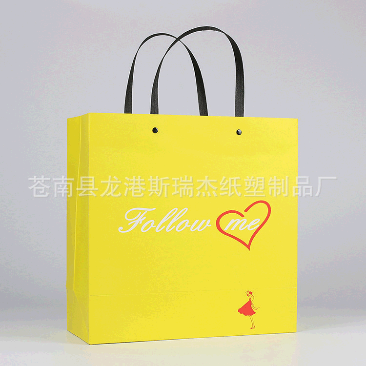 厂家直销服装手提纸袋定做 礼品手提袋现货批发可烫印logo