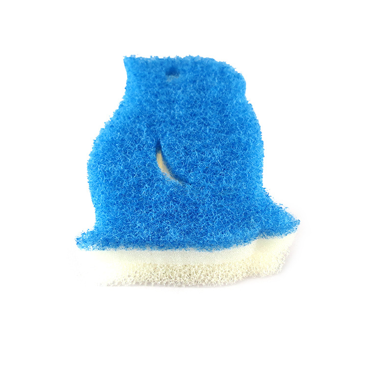 厂家批发刷锅刷碗海绵擦雄鹰状儿童可爱厨房清洁海绵擦