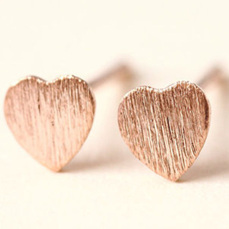 Aretes Melocotón Corazón Amor display picture 3