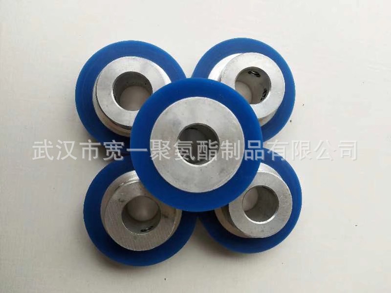 供应湖北输送滚轮，聚氨酯橡胶包胶加工