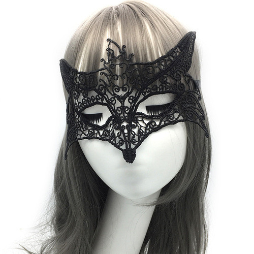 Fox Sexy Eye Mask Masquerade Lace Mask Female Halloween Sexy Half Face Party Adult Performance Props