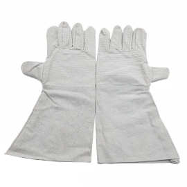 厂家直销单层帆布手套 机械防护电焊劳保帆布手套加长款