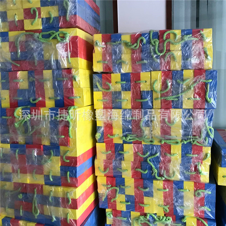 厂家供应 儿童游乐场所泡棉配件 彩色eva海绵异形加工成型