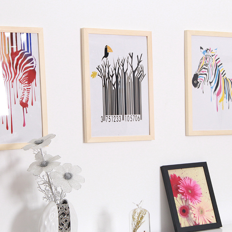 Weifang Manufacturer Customized Solid Wood Photo Frame, Small Batch Processing, Customized Logo, Factory Inspection, Sample Picture Frame